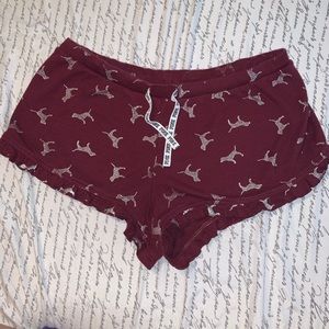 Maroon PINK shorts